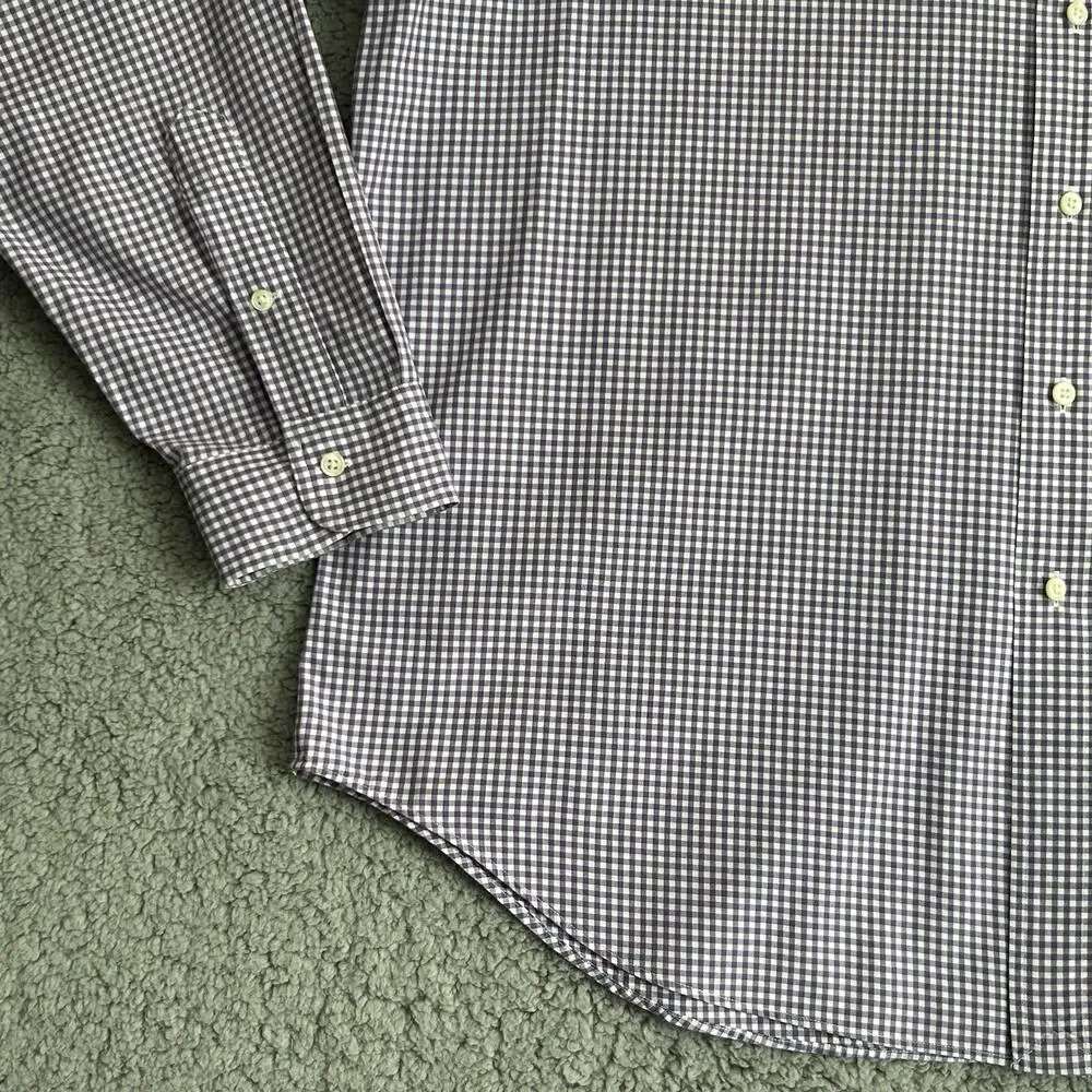 Ralph Lauren Polo Men's XXL Classic Fit Button Down Long Sleeve Purple And White - Picture 4 of 13